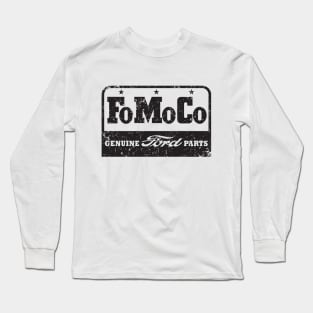 FoMoCo Ford parts worn look - black print Long Sleeve T-Shirt